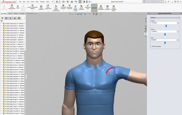 solidworks human body model download